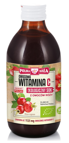 Sok z Owoców Róży BIO 250 ml Polska Róża