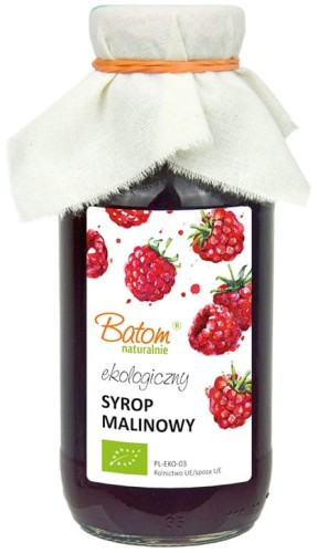 Syrop Malinowy BIO 330 ml Batom