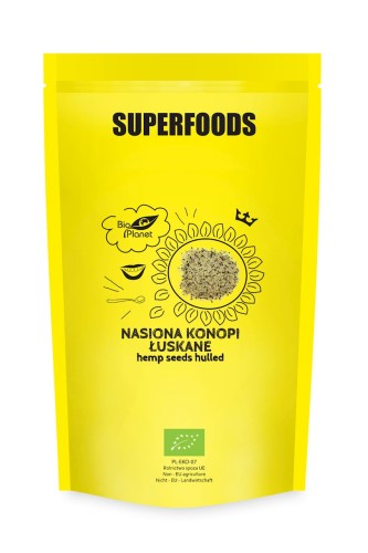 Nasiona Konopi Łuskane BIO 600 g Bio Planet