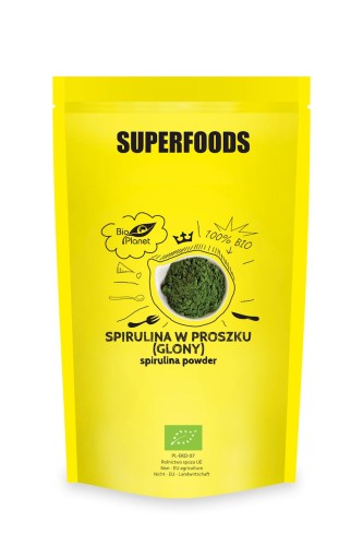 Spirulina w Proszku Glony BIO 600 g Bio Planet