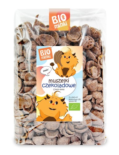 Muszelki Czekoladowe BIO 300 g Biominki