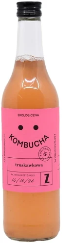 Kombucha Truskawkowa BIO 500 ml Zakwasownia
