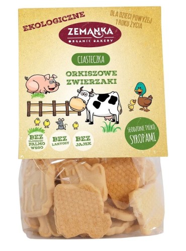 Ciasteczka Orkiszowe Zwierzaki BIO 100 g Zemanka