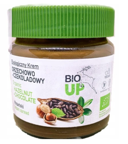 Krem Orzechowo Czekoladowy Bezglutenowy BIO 190 g Bio Up