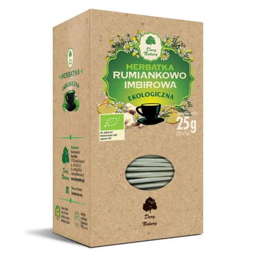Herbatka Rumiankowo Imbirowa BIO 25x1 g Dary Natury