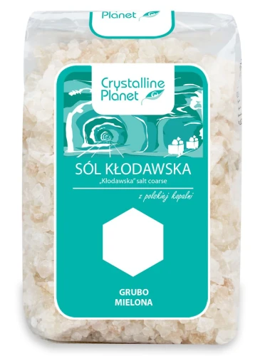 Sól Kłodawska Grubo Mielona 600 g Crystalline Planet