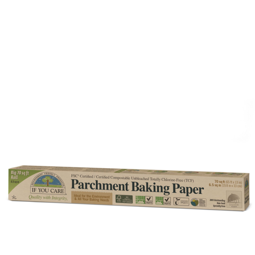 Papier do Pieczenia Kompostowalny Niebielony w Rolce 10 metrów, If You Care
