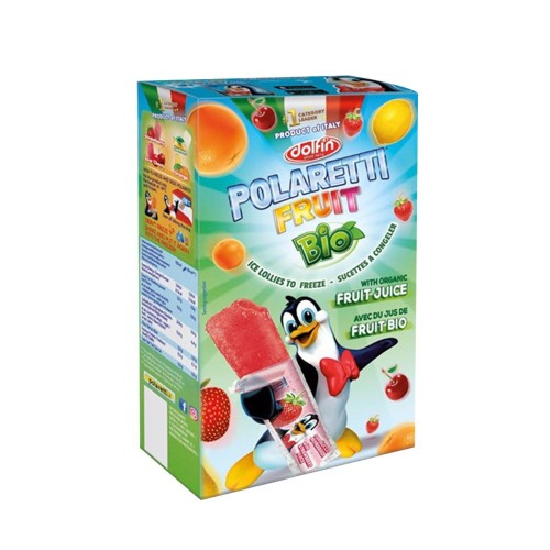 Lody Wodne do Zamrożenia BIO 10 szt. x 40 ml Polaretti Fruit