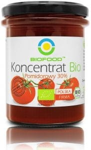 Koncentrat Pomidorowy 30% Bezglutenowy BIO 200 g BIO Food