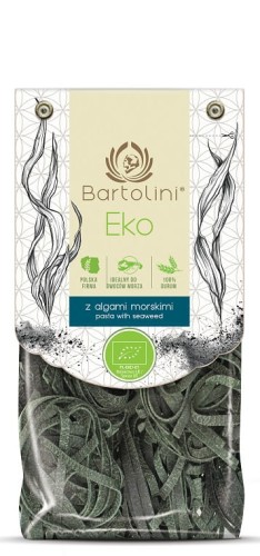 Makaron Semolinowy z Algami Morskimi Gniazda Tagliatelle BIO 250 g Bartolini