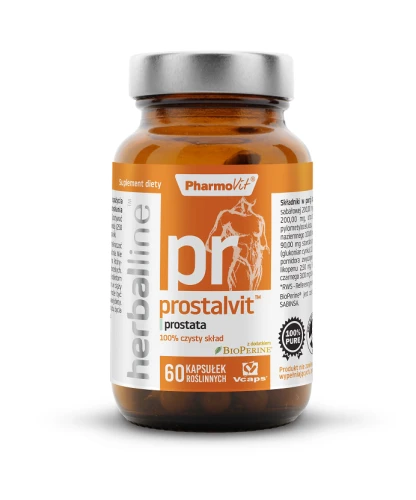 Prostalvit - prostata 60 Kapsułek, 27.74 g Herballine Pharmovit