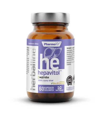 Hepavitol - wątroba 60 Kapsułek, 28.3 g Herballine Pharmovit