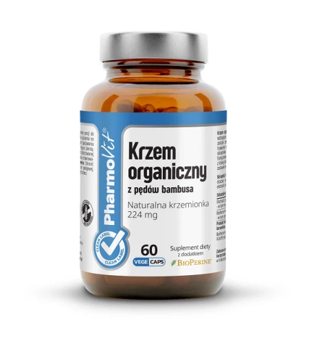 Krzem 60 Kapsułek, 25.29 g Clean Label Pharmovit