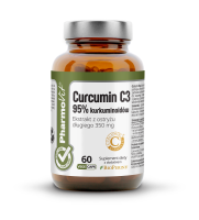 Curcumin C3 95% kurkuminoidów, 60 Kapsułek, 27.3 g Clean Label Pharmovit