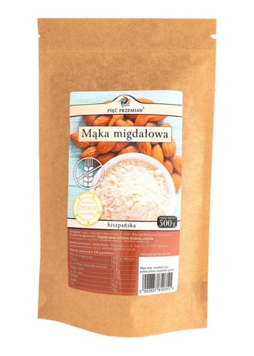 Mąka Migdałowa 500 g Pięć Przemian