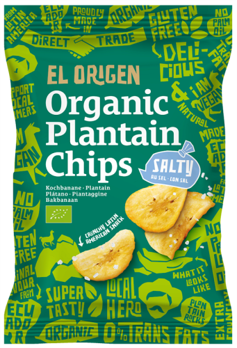 Chipsy z Plantana Solone Bezglutenowe BIO 80 g El Origen