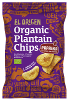 Chipsy z Plantana Paprykowe Bezglutenowe BIO 80 g El Origen