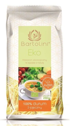Makaron, 2-Jajeczny Krajanka BIO 250 g Bartolini