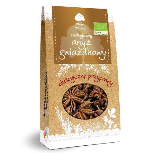 Anyż Gwiazdkowy Cały BIO 30 g Dary Natury