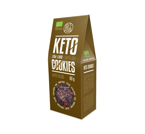 Ciasteczka KETO z Kakao BIO 80 g Diet Food