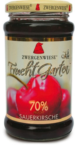 Mus Wiśniowy 70% Owoców BIO 225 g Zwergenwiese