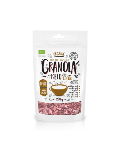 KETO Granola z Kakao BIO 200 g Diet Food